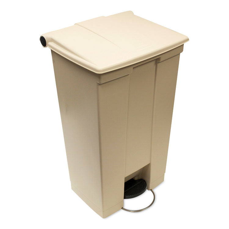 Legacy Step-On Receptacle, 18 gal, Polyethylene, Beige 6