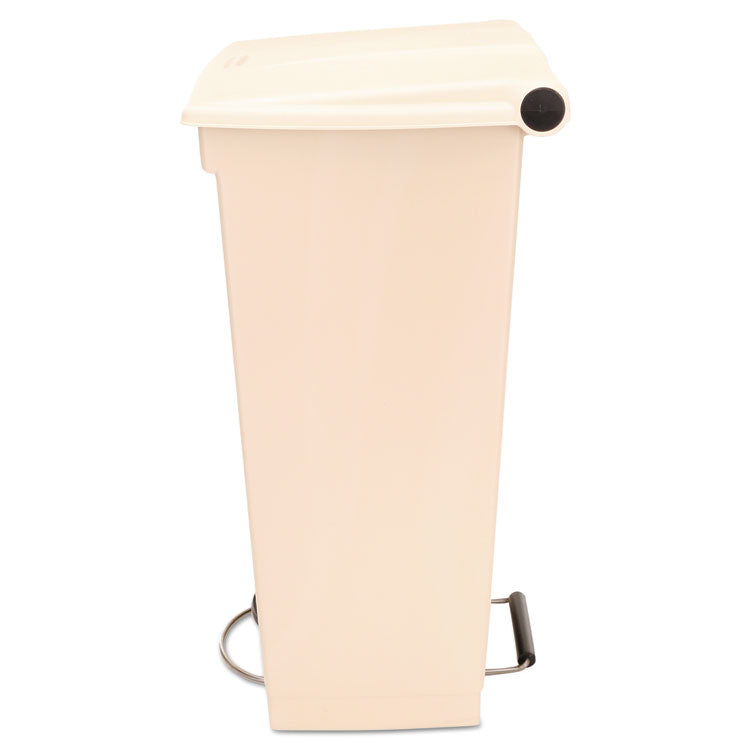 Legacy Step-On Receptacle, 23 gal, Polyethylene, Beige 2