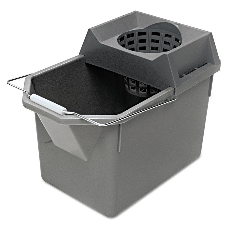 Pail/Strainer Combination, 15 qt, Steel Gray 1