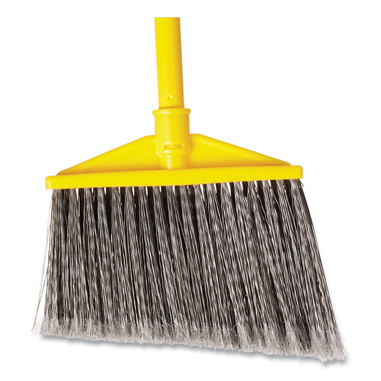 7920014588208, Angled Large Broom, 46.78" Handle, Gray/yellow 2