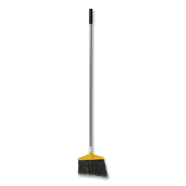 Angled Large Broom, 48.78" Handle, Silver/gray 3