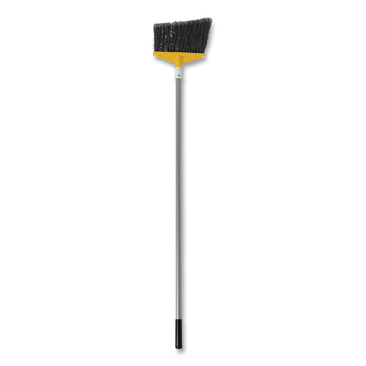 Angled Large Broom, 48.78" Handle, Silver/gray 4