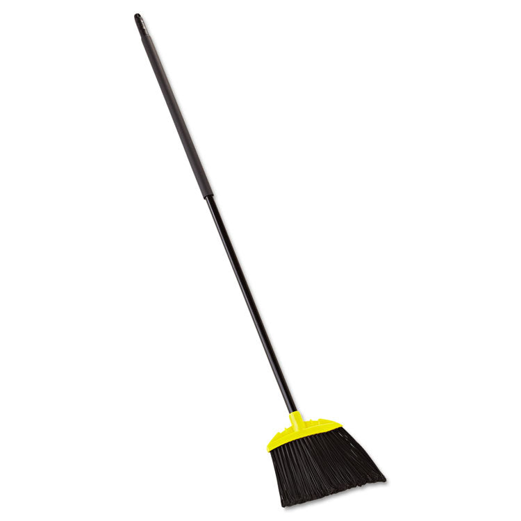 Jumbo Smooth Sweep Angled Broom, 46" Handle, Black/yellow, 6/carton 1