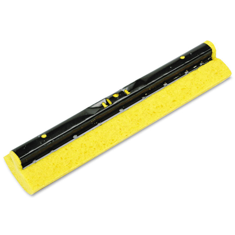 Mop Head Refill For Steel Roller, Sponge, 12" Wide, Yellow 1