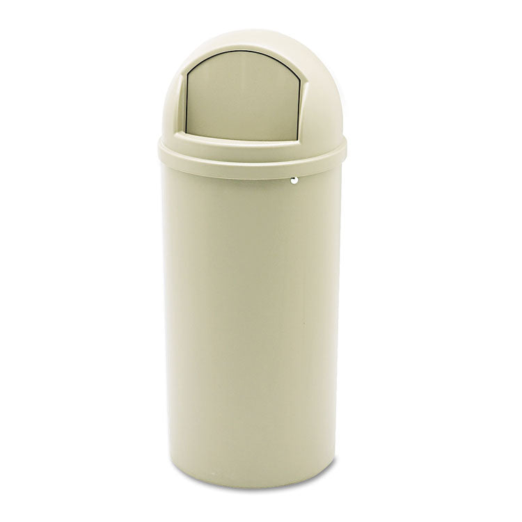 Marshal Classic Container, 15 gal, Plastic, Beige 1