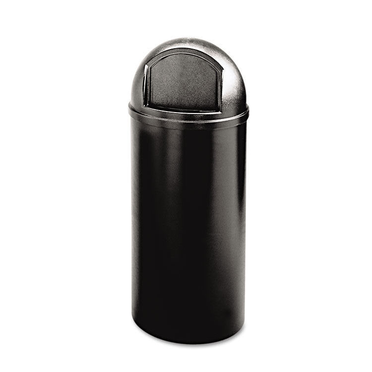 Marshal Classic Container, 25 gal, Plastic, Black 1