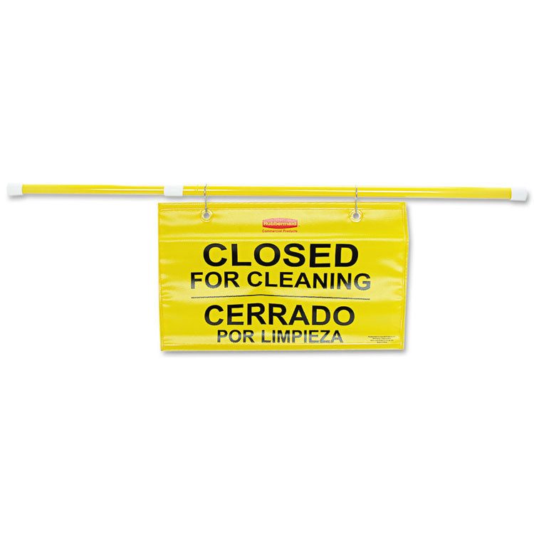 Site Safety Hanging Sign, 50 x 1 x 13, Multi-Lingual, Yellow 1