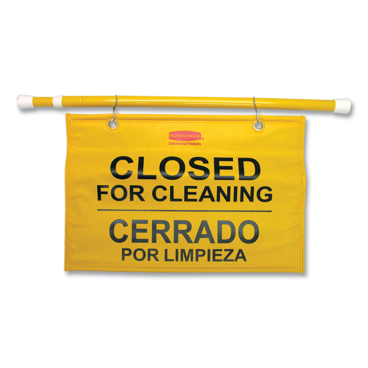 Site Safety Hanging Sign, 50 x 1 x 13, Multi-Lingual, Yellow 2