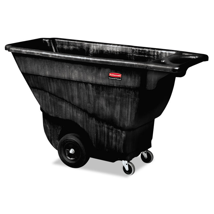 Structural Foam Tilt Truck, 101 gal, 850 lb Capacity, Plastic, Black 1