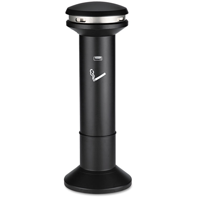 Infinity Ultra-High Capacity Smoking Receptacle, 6.7 gal, 15.5 dia x 41.5h, Black 1