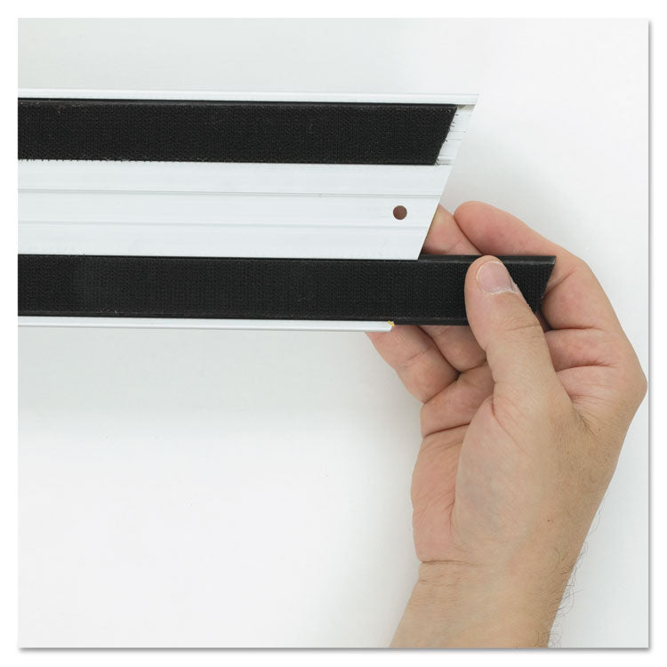 Hook And Loop Replacement Strips, 1.1" X 18", Black 1