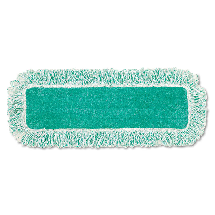 Dust Pad With Fringe, Microfiber, 18" Long, Green 1