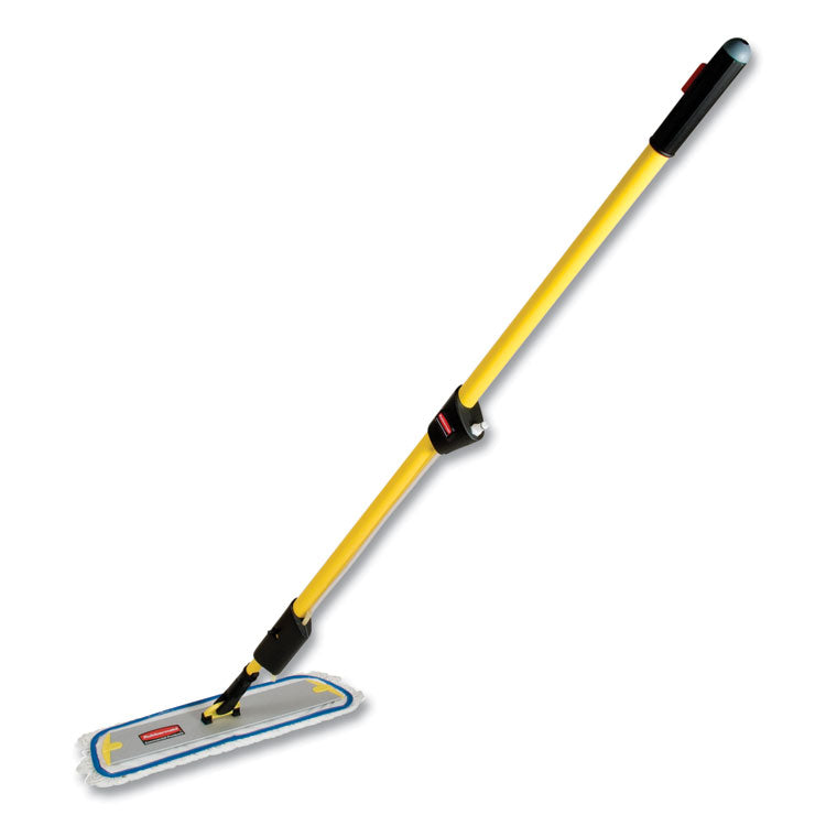 Flow Finishing System, 18" Wide Nylon Head, 56" Yellow Plastic Handle 2