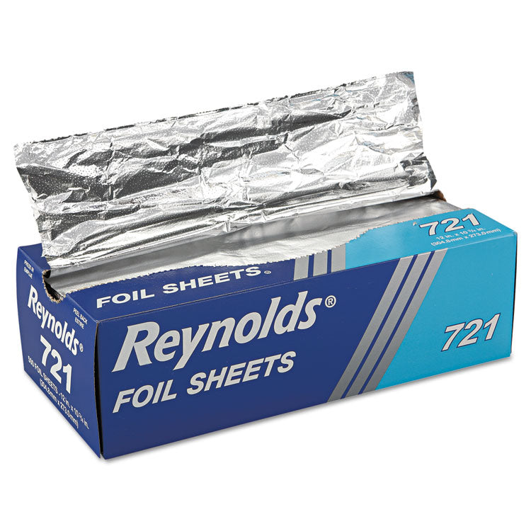 Interfolded Aluminum Foil Sheets, 12 X 10.75, Silver, 500/box, 6 Boxes/carton 1