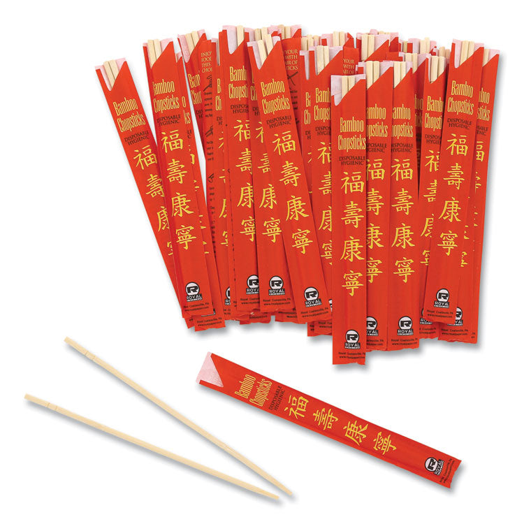 Chopsticks, Bamboo, 9", Natural, 1000/Carton 5