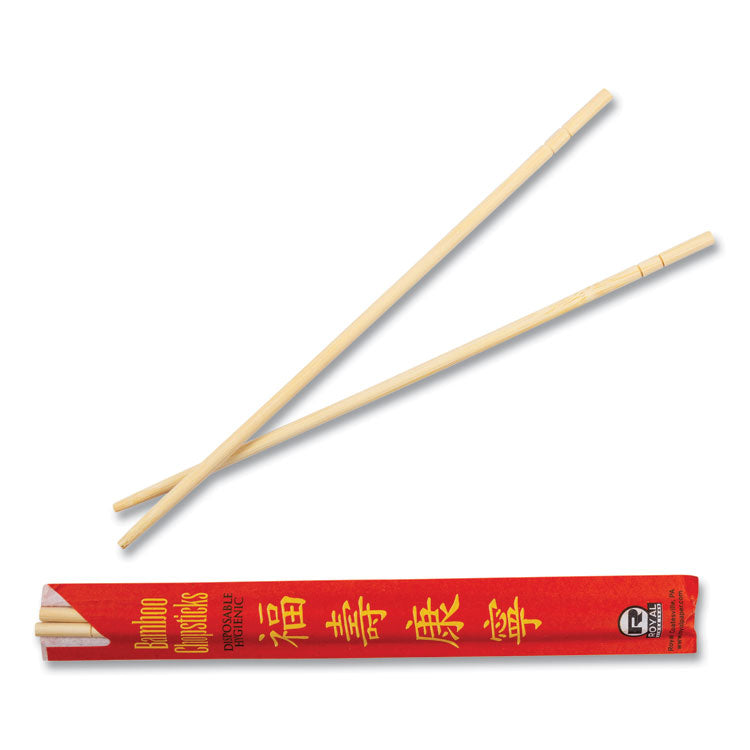 Chopsticks, Bamboo, 9", Natural, 1000/Carton 2