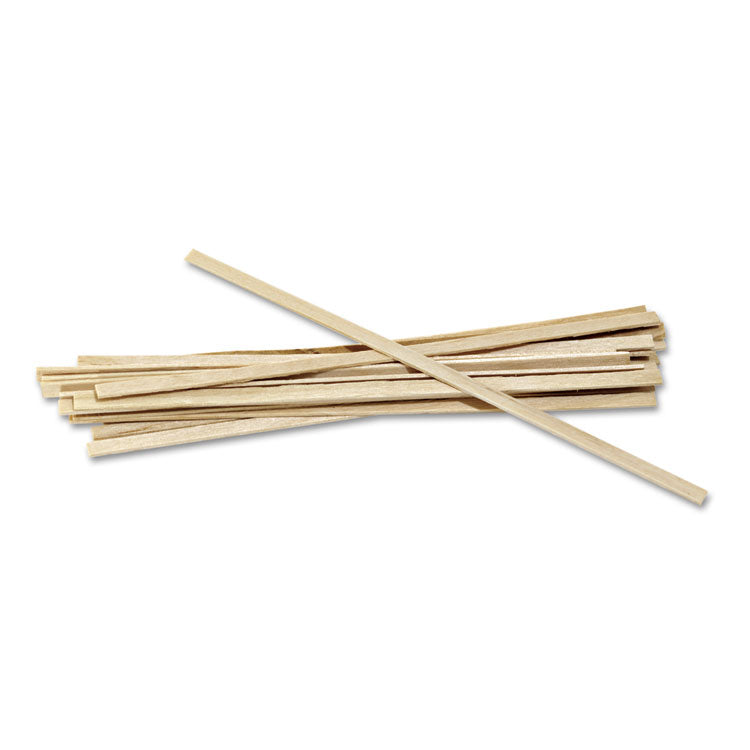 Wood Coffee Stirrers, 5.5", 10,000/carton 1