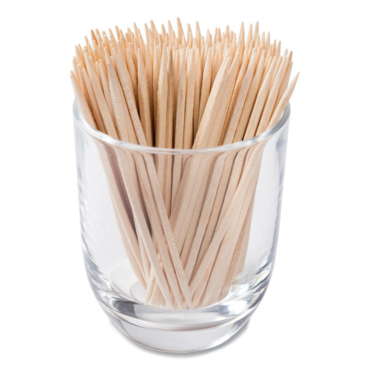 Square Wood Toothpicks, 2.75", Natural, 800/box, 24 Boxes/carton 3