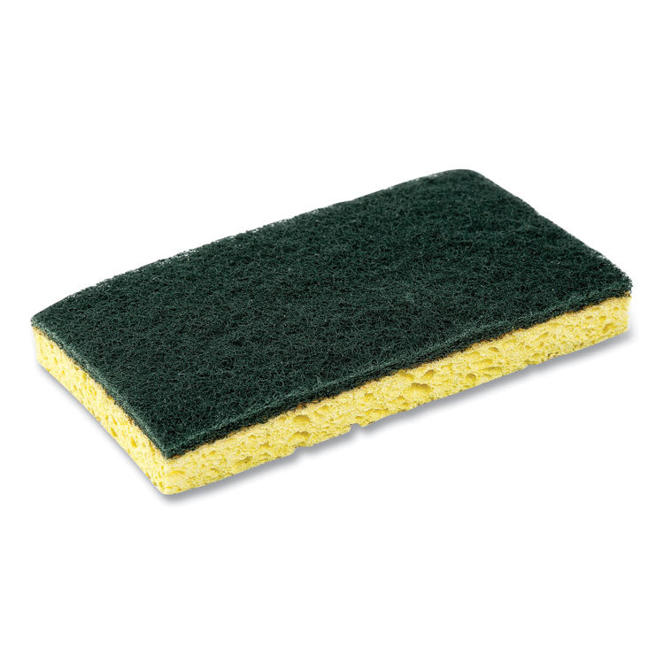 Heavy-Duty Scrubbing Sponge, 3.5 X 6, 0.85" Thick, Yellow/green, 20/carton 2