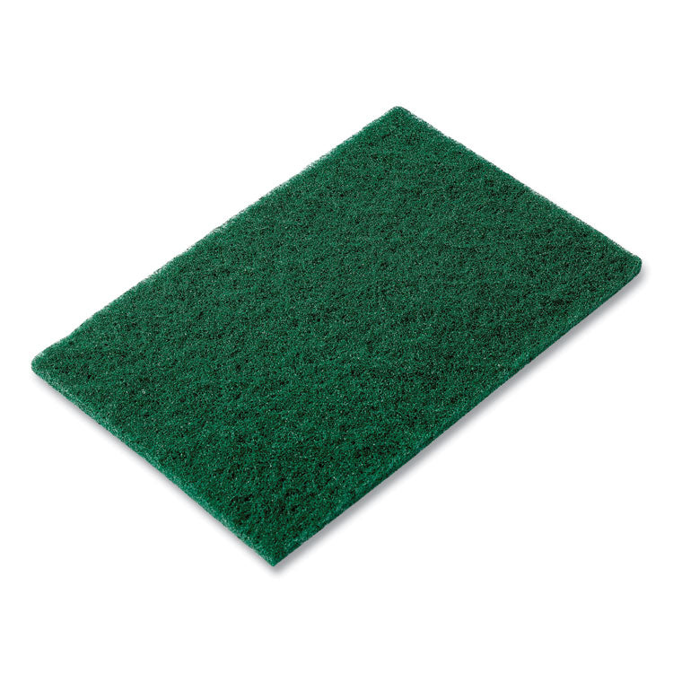 Medium-Duty Scouring Pad, 6 X 9, Green, 10 Pads/pack, 6 Packs/carton 1