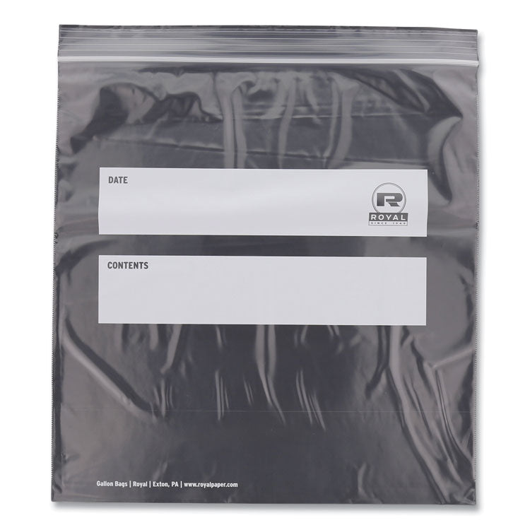 Zipper Bags, 1.73 mil, 10.5" x 10.98", Clear, 250/Carton 4