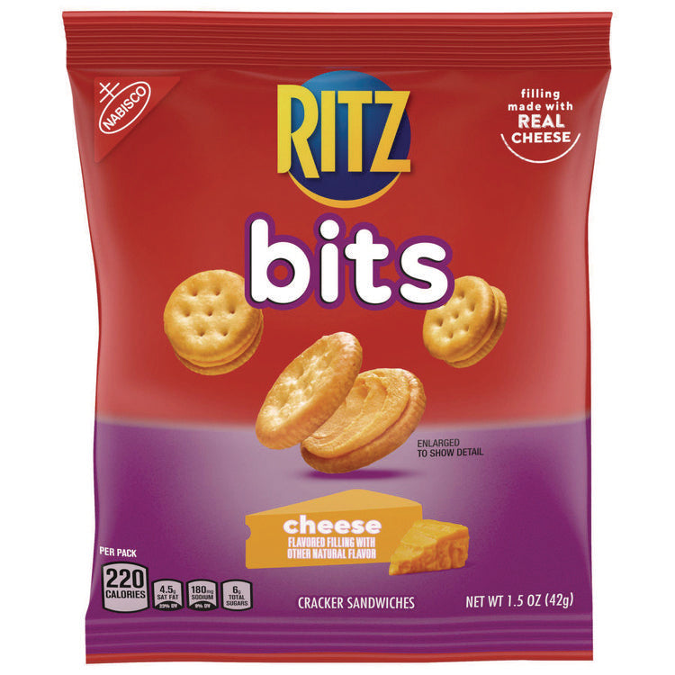 Ritz Bits, Cheese, 1.5 Oz Packs, 60/carton 2