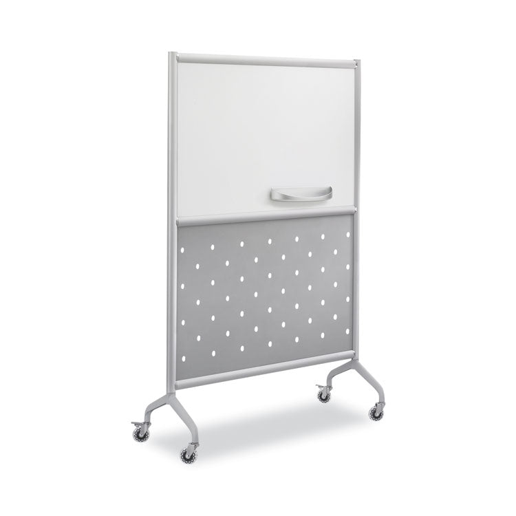 Rumba Whiteboard Screen Accessories, Eraser Tray, 12.25 x 3.5 x 2.25, Magnetic Mount, Silver 5