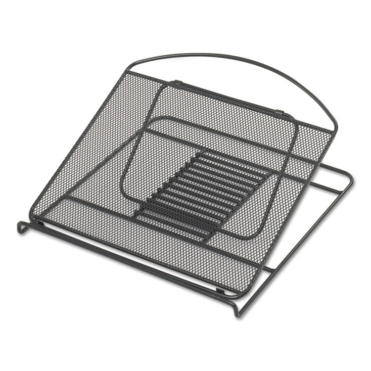 Onyx Mesh Laptop Stand, 12.25" X 12.25" X 2", Black 7