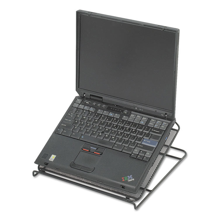 Onyx Mesh Laptop Stand, 12.25" X 12.25" X 2", Black 2