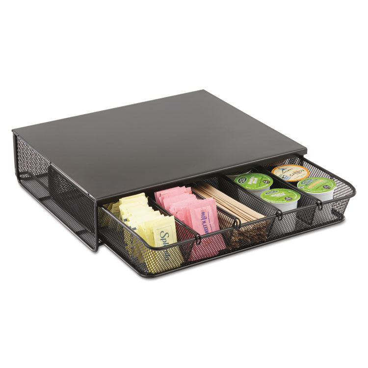 One Drawer Hospitality Organizer, 5 Compartments, 12.5 x 11.25 x 3.25, Black 1