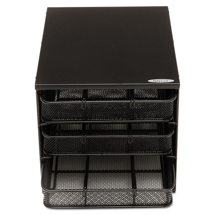 3 Drawer Hospitality Organizer, 7 Compartments, 11.5 x 8.25 x 8.25, Black 2