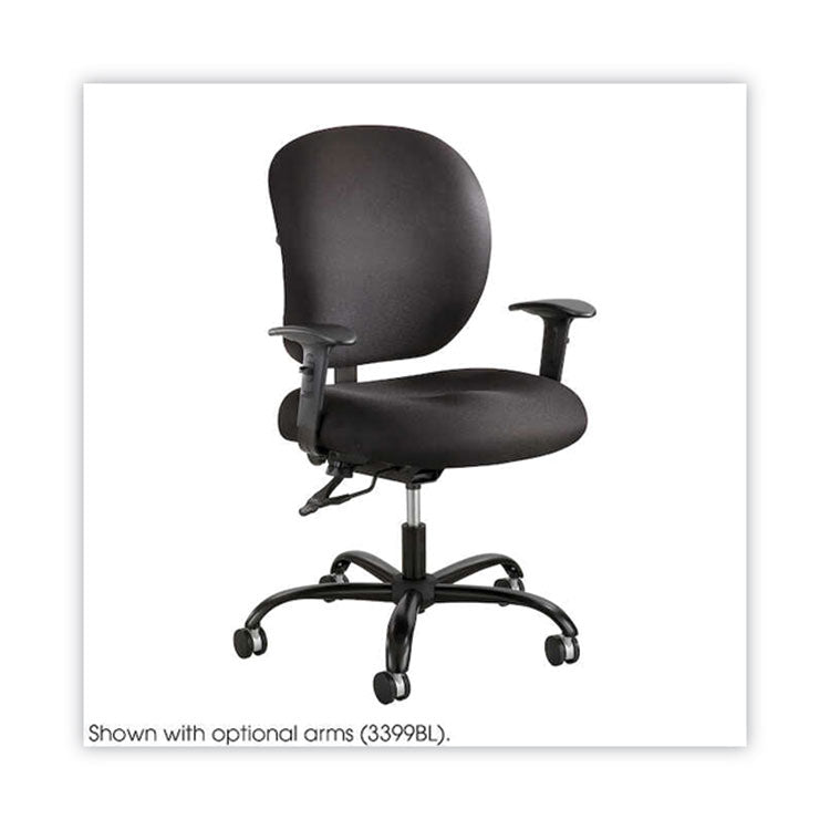 Alday Intensive-Use Chair, Supports Up To 500 Lb, 17.5" To 20" Seat Height, Black 2