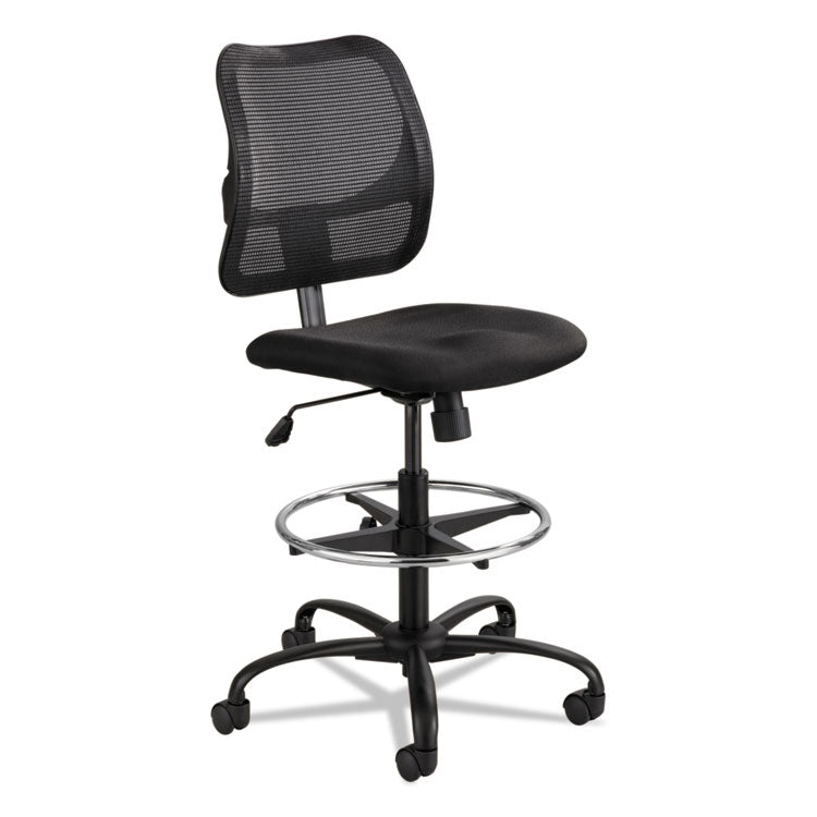 Vue Series Mesh Extended-Height Chair, Supports Up To 250 Lb, 23" To 33" Seat Height, Black Fabric 1