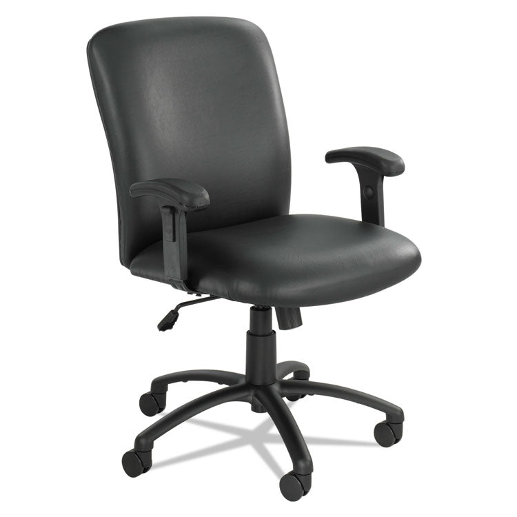 Uber Big/tall Series High Back Chair, Vinyl, Supports Up To 500 Lb, 19.5" To 23.5" Seat Height, Black 1