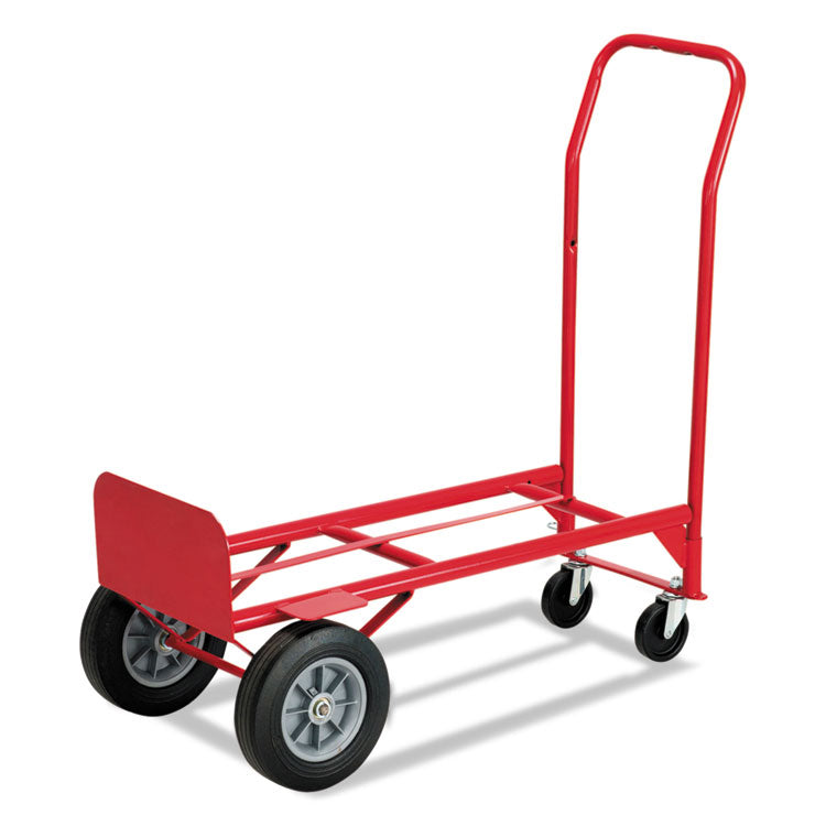 Two-Way Convertible Hand Truck, 500 to 600 lb Capacity, 18 x 51, Red 2