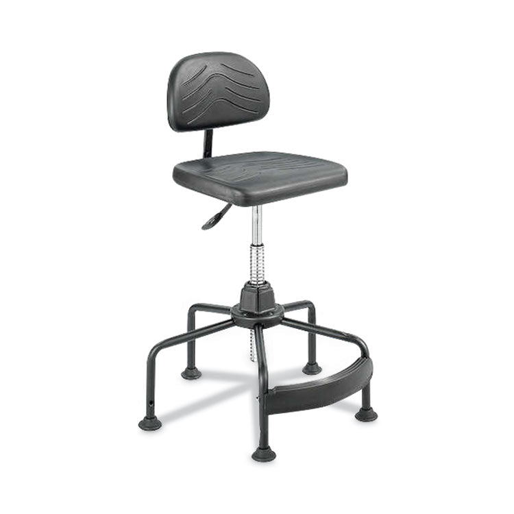 Task Master Economy Industrial Chair, Supports Up To 250 Lb, 17" To 35" Seat Height, Black 1