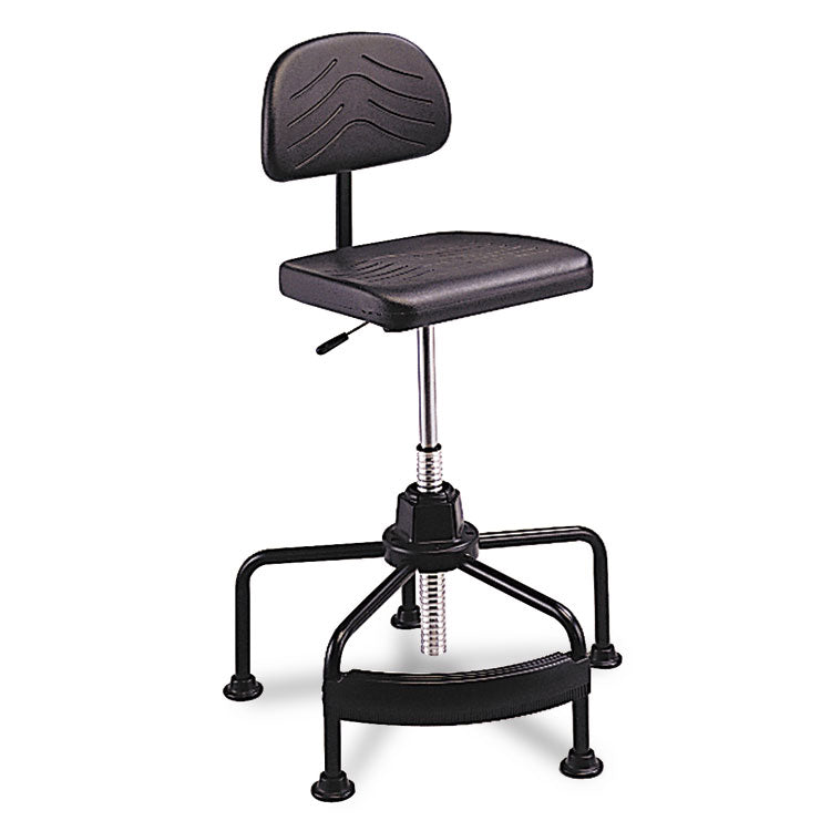 Task Master Economy Industrial Chair, Supports Up To 250 Lb, 17" To 35" Seat Height, Black 4