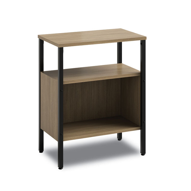 Simple Storage, Two-Shelf, 23.5w x 14d x 29.6h, Walnut 1