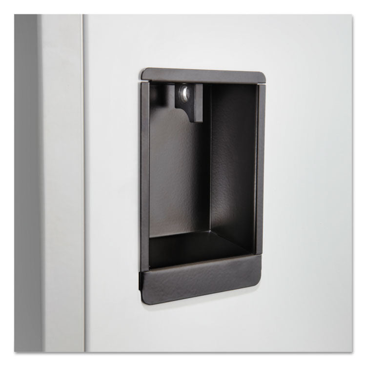 Double-Tier Locker, 12w X 18d X 78h, Two-Tone Gray 2