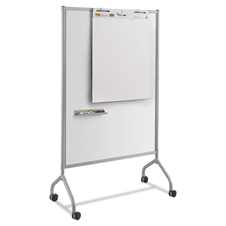 Impromptu Magnetic Whiteboard Collaboration Screen, 42w X 21.5d X 72h, Gray/white 1