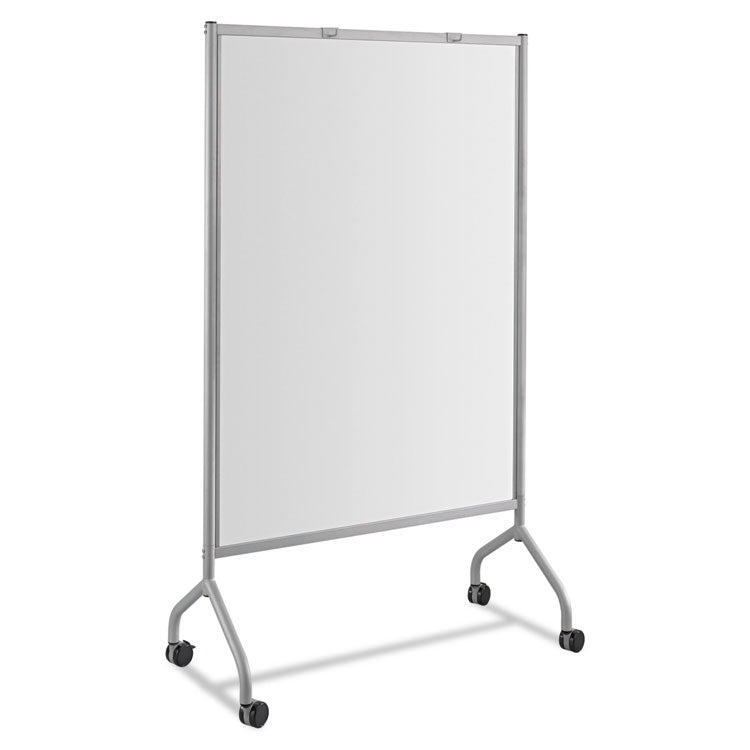 Impromptu Magnetic Whiteboard Collaboration Screen, 42w X 21.5d X 72h, Gray/white 2