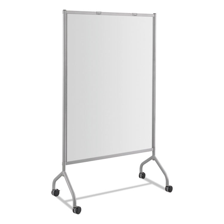 Impromptu Magnetic Whiteboard Collaboration Screen, 42w X 21.5d X 72h, Gray/white 3