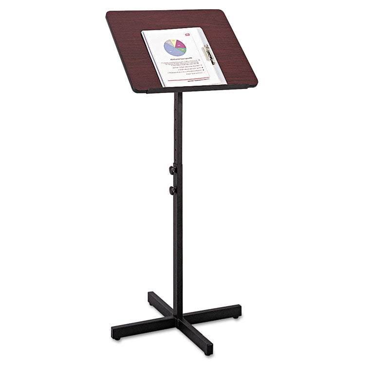 Adjustable Speaker Stand, 21 X 21 X 29.5 To 46, Mahogany/black 1