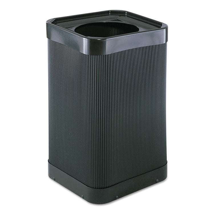 At-Your-Disposal Top-Open Receptacle, 38 gal, Polyethylene, Black 1