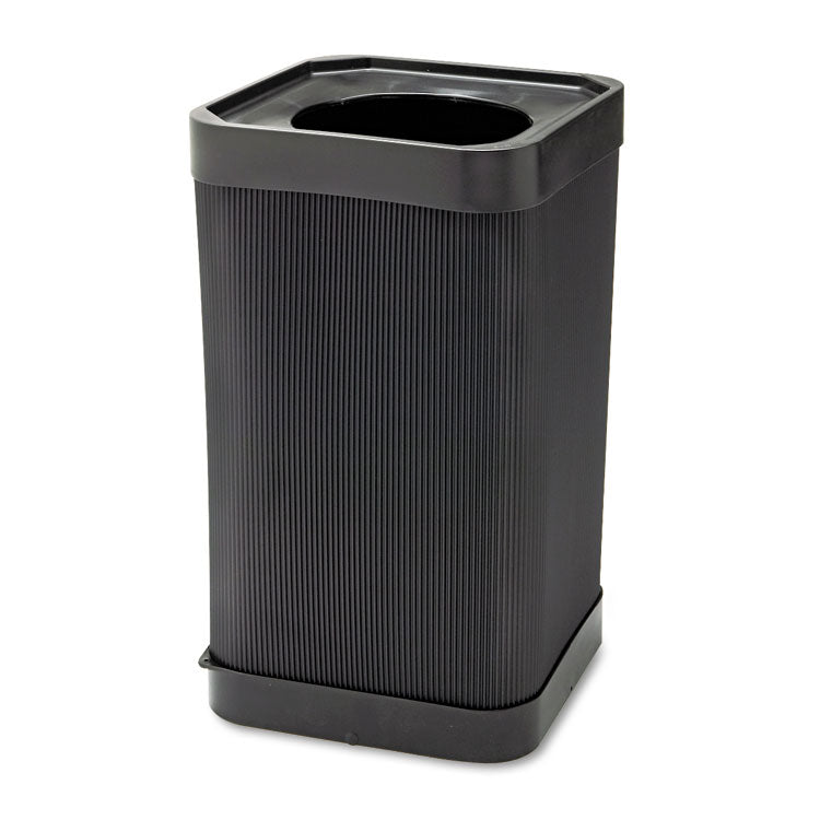 At-Your-Disposal Top-Open Receptacle, 38 gal, Polyethylene, Black 2