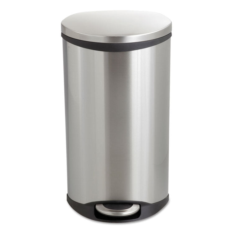 Step-On Medical Receptacle, 7.5 gal, Steel, Stainless Steel 2