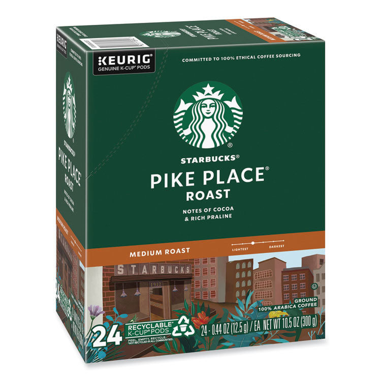 Pike Place Coffee K-Cups Pack, 24/box, 4 Box/carton 1