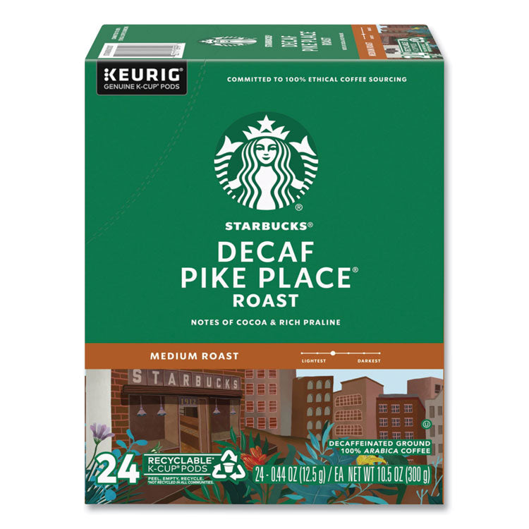 Pike Place Decaf Coffee K-Cups Pack, 24/box 1