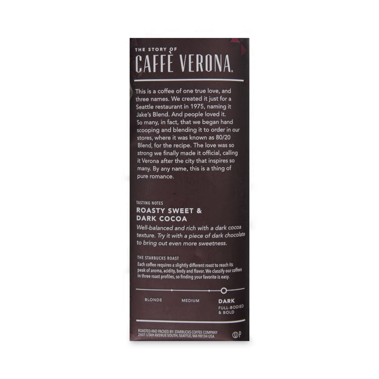 Coffee, Caffe Verona, 2.5 Oz Packet, 18/box 4