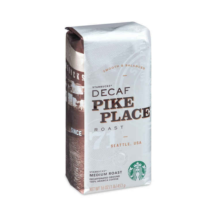 Coffee, Pike Place Decaf, 1 lb Bag, , 6/Carton 1